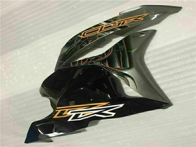 2009-2012 Honda CBR600RR Motorcycle Fairings - White Orange Glossy Black UK