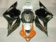 2009-2012 Honda CBR600RR Motorcycle Fairings - White Orange Glossy Black UK
