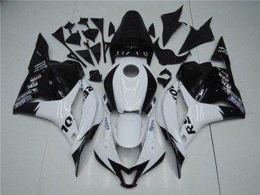 2009-2012 Honda CBR600RR Motorcycle Fairing - White Glossy Black Repsol UK