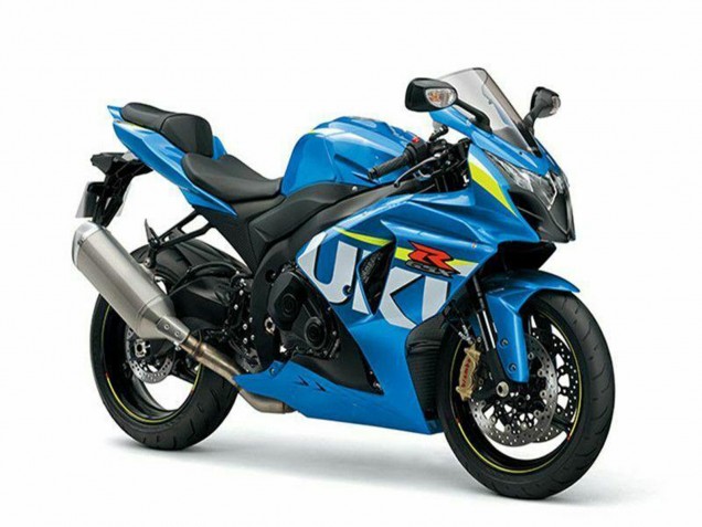 2009-2016 Suzuki GSXR 1000 Motorcycle Fairing Kits - Blue Green White UK