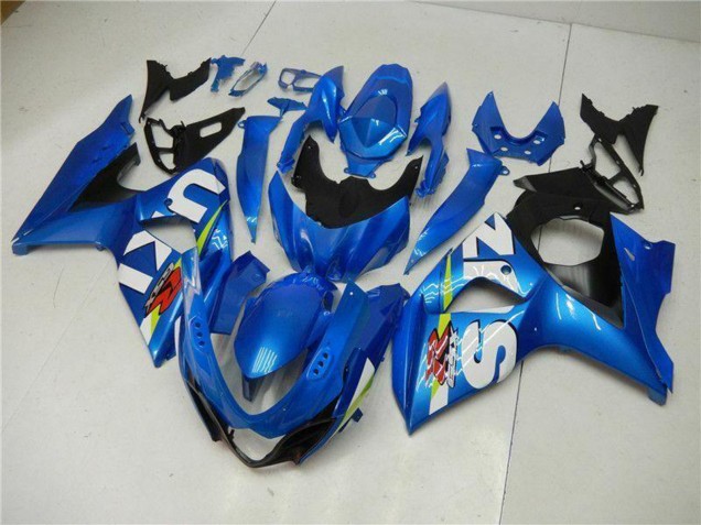 2009-2016 Suzuki GSXR 1000 Motorcycle Fairing Kits - Blue Green White UK