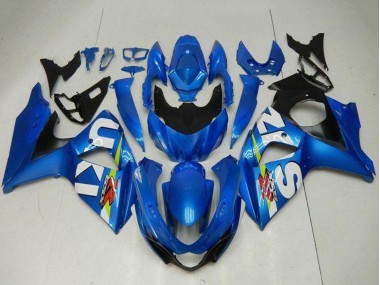 2009-2016 Suzuki GSXR 1000 Motorcycle Fairing Kits - Blue Green White UK