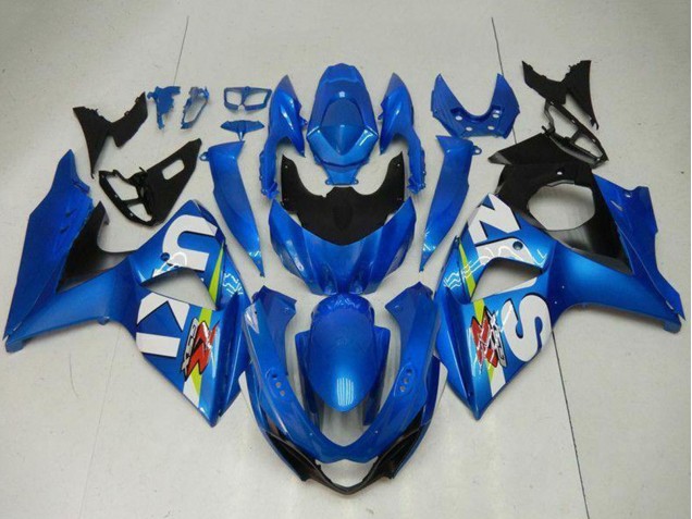 2009-2016 Suzuki GSXR 1000 Motorcycle Fairing Kits - Blue Green White UK