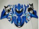 2009-2016 Suzuki GSXR 1000 Motorcycle Fairing Kits - Blue Green White UK