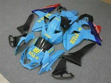 2009-2016 Suzuki GSXR 1000 Motorcycle Fairings - Blue Yellow Rizla 19 Red UK