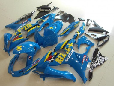 2009-2016 Suzuki GSXR 1000 Motorcycle Fairings - Blue Yellow Rizla Hopper Motul UK
