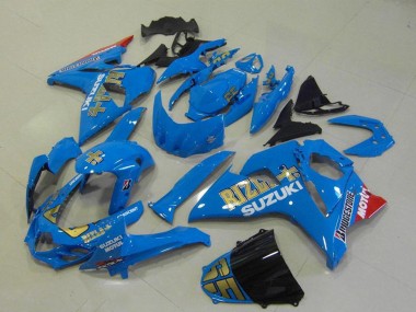 2009-2016 Suzuki GSXR 1000 Motorcycle Fairings - Blue Gold Rizla Motul UK