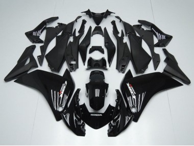 2011-2015 Honda CBR250RR Motorcycle Fairings - Glossy Black Matte Black UK