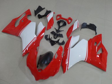 2011-2014 Ducati 1199 Motorcycle Fairings - Red White Black UK