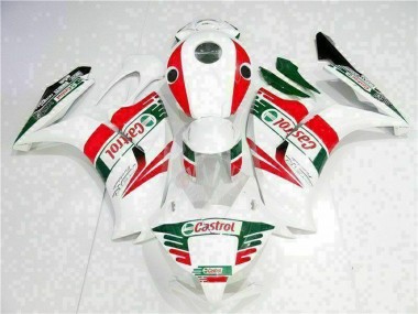 2012-2016 Honda CBR1000RR Motorcycle Fairing - White Red Green Castrol UK