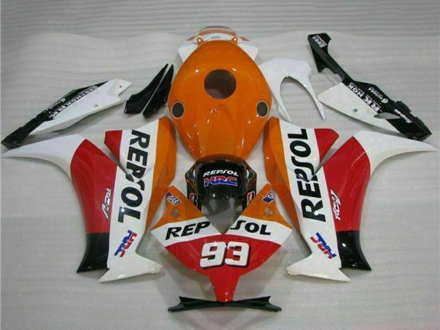 2012-2016 Honda CBR1000RR Motorcycle Fairing - White Orange Red Glossy Black HRC Repsol 93 UK