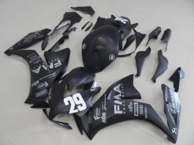 2012-2016 Honda CBR1000RR Motorcycle Fairings - Matte Black Fiaa 29 UK