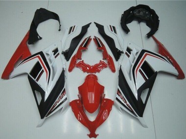2013-2024 Kawasaki Ninja 300 EX300R Motorcycle Fairings - White Red Black UK