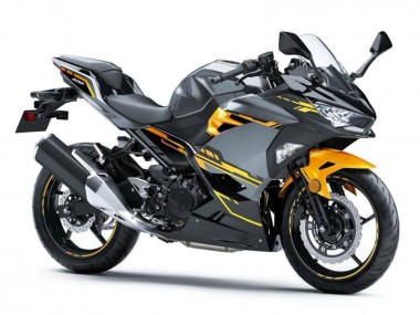 2018-2024 Kawasaki EX400 Motorcycle Fairings - Black Grey Orange UK