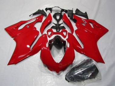 2011-2014 Ducati 1199 Motorcycle Fairings Kits - Red UK