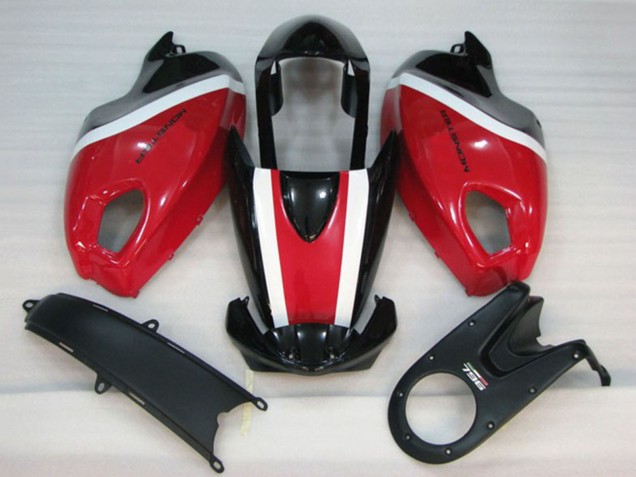 2008-2012 Ducati Monster 696 Motorcycle Fairing Kits - White Red Glossy Black UK