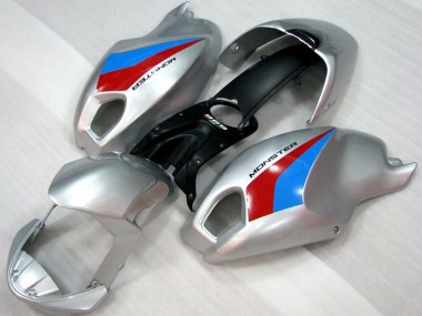 2008-2012 Ducati Monster 696 Motorcycle Fairings - Silver Blue Red UK