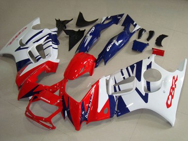 1995-1996 Honda CBR600 F3 Motorcycle Fairings - White Red Blue UK