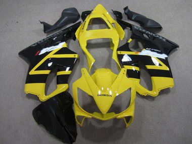 2001-2003 Honda CBR600 F4i Motorcycle Fairing Kits - Yellow Glossy Black UK
