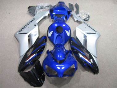 2001-2003 Honda CBR600 F4i Motorcycle Fairings - Silver Blue Glossy Black UK
