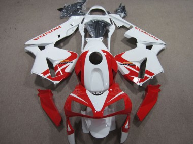 2003-2004 Honda CBR600RR Motorcycle Fairings - White Red UK