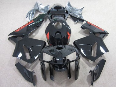 2005-2006 Honda CBR600RR Motorcycle Fairings - Black with Red UK