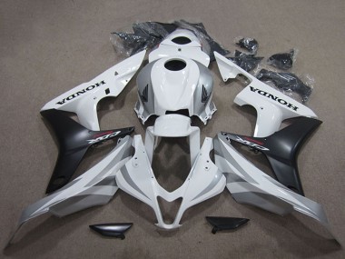 2007-2008 Honda CBR600RR Bike Fairings - White Matte Black UK