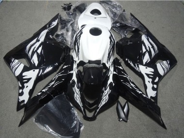 2009-2012 Honda CBR600RR Bike Fairings - White Glossy Black UK