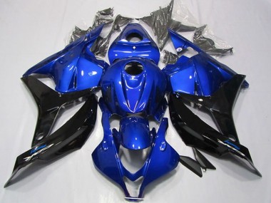 2009-2012 Honda CBR600RR Motorcycle Fairings - Blue Glossy Black UK
