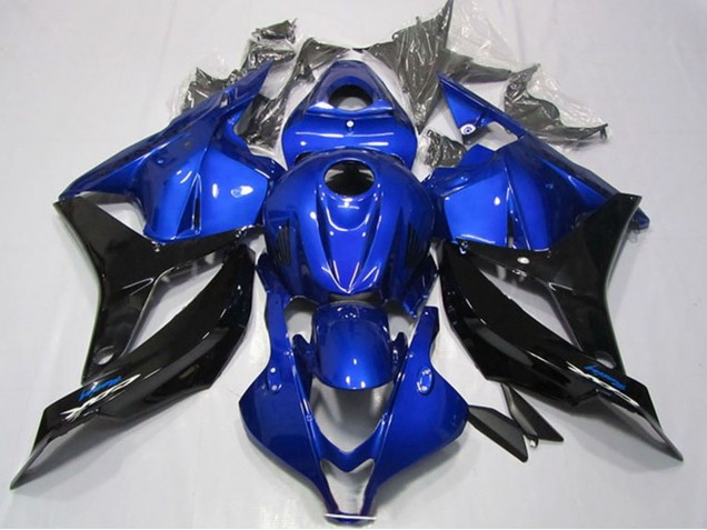 2009-2012 Honda CBR600RR Motorcycle Fairings - Blue Glossy Black UK