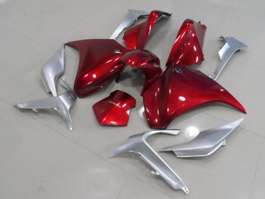 2010-2014 Honda VFR 1200 Motorcycle Fairings - Silver Red UK