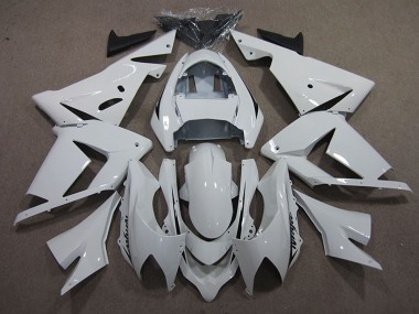2004-2005 Kawasaki ZX10R Motorcycle Fairings - White Black Decal UK