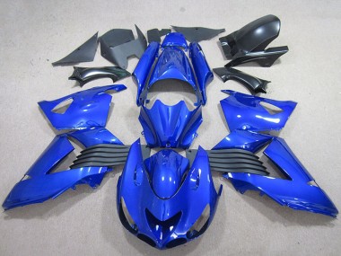 2006-2011 Kawasaki ZX14R ZZR1400 Motorcycle Fairing - Blue UK