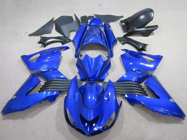 2006-2011 Kawasaki ZX14R ZZR1400 Motorcycle Fairing - Blue UK