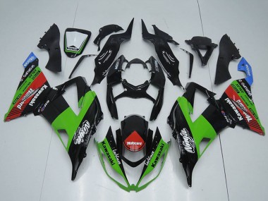 2013-2018 Kawasaki ZX6R Motorcycle Fairings - Glossy Black Green Red Blue Motocard UK