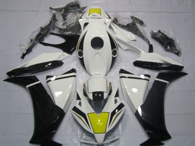 2012-2016 Honda CBR1000RR Motorcycle Fairing - White Yellow Glossy Black UK