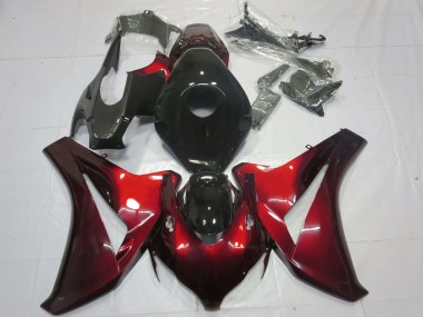 2008-2011 Honda CBR1000RR Motorcycle Fairings - Candy Red Black UK
