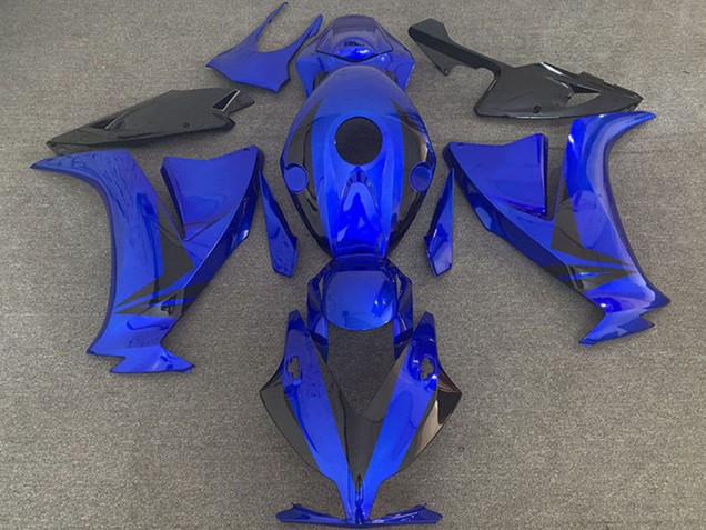 2012-2016 Honda CBR1000RR Motorcycle Fairing Kits - Blue Glossy Black UK