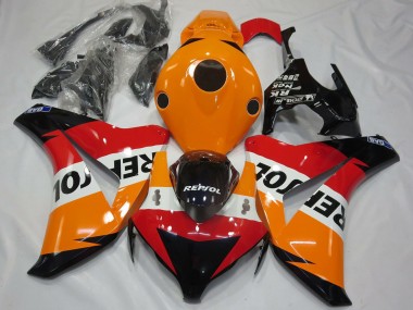 2008-2011 Honda CBR1000RR Motorcycle Fairing Kits - Orange White Red Glossy Black Repsol UK