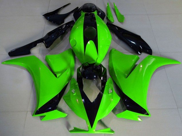 2012-2016 Honda CBR1000RR Motorcycle Fairings - Green Glossy Black UK