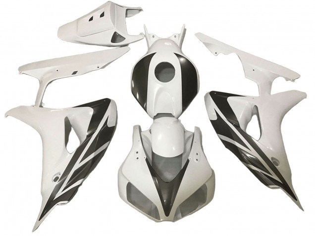 2006-2007 Honda CBR1000RR Motorcycle Fairings - White Black Stripe UK