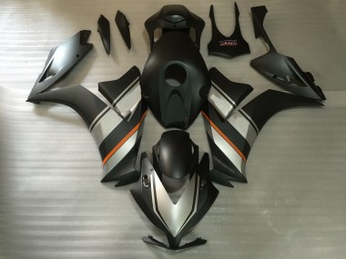 2012-2016 Honda CBR1000RR Motorcycle Fairings - Silver Orange Matte Black UK