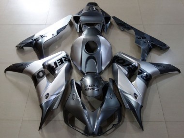 2006-2007 Honda CBR1000RR Motorcycle Fairings - Silver Grey Black Repsol UK