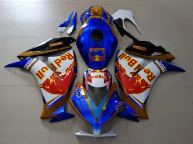 2012-2016 Honda CBR1000RR Motorcycle Fairings - White Blue Gold Red Bull UK