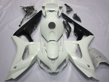 2006-2007 Honda CBR1000RR Motorcycle Fairings - White Glossy Black UK