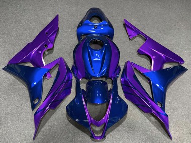 2007-2008 Honda CBR600RR Motorcycle Fairings - Blue Purple UK