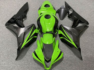 2007-2008 Honda CBR600RR Motorcycle Fairings - Green Glossy Black Grey OEM Style UK