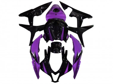 2007-2008 Honda CBR600RR Motorcycle Fairings - Purple Glossy Black UK