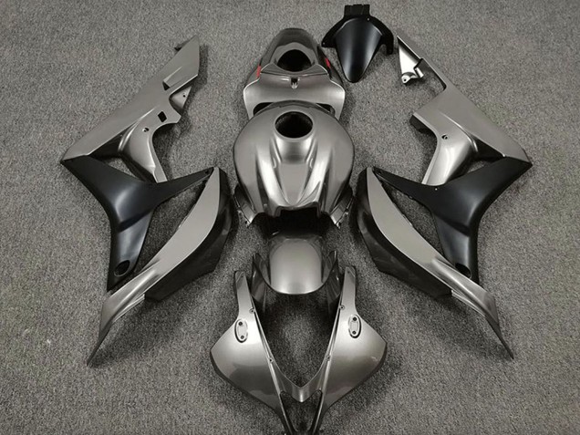 2007-2008 Honda CBR600RR Motorcycle Fairings - Silver Matte Black UK