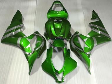 2007-2008 Honda CBR600RR Motorcycle Fairings - Green Captain America UK